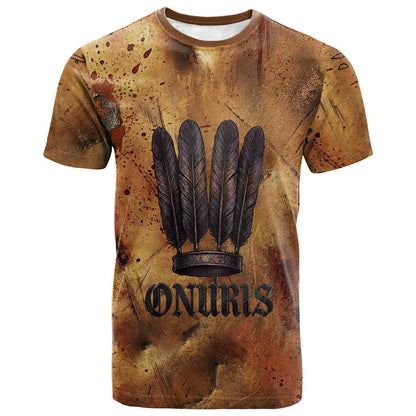 Onuris T shirt Egyptian War God Slayer of Enemies Spear Lion Ancient Battle