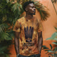 Onuris T shirt Egyptian War God Slayer of Enemies Spear Lion Ancient Battle