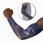 Onuris Arm Sleeves Cosmic Warrior Egyptian God Eye of Horus Spears Starry Night