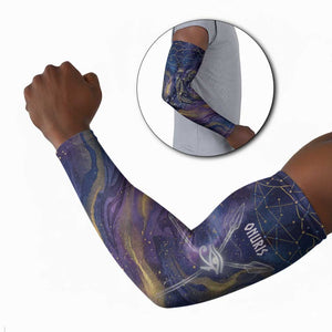 Onuris Arm Sleeves Cosmic Warrior Egyptian God Eye of Horus Spears Starry Night