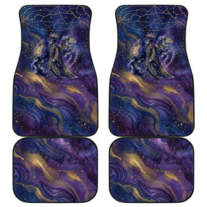 Onuris Car Mats Cosmic Warrior Egyptian God Eye of Horus Spears Starry Night
