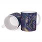 Onuris Ceramic Mug Cosmic Warrior Egyptian God Eye of Horus Spears Starry Night