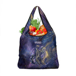Onuris Grocery Bag Cosmic Warrior Egyptian God Eye of Horus Spears Starry Night