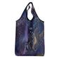 Onuris Grocery Bag Cosmic Warrior Egyptian God Eye of Horus Spears Starry Night