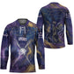 Onuris Hockey Jersey Cosmic Warrior Egyptian God Eye of Horus Spears Starry Night