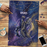 Onuris Puzzle Cosmic Warrior Egyptian God Eye of Horus Spears Starry Night