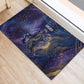 Onuris Rubber Doormat Cosmic Warrior Egyptian God Eye of Horus Spears Starry Night