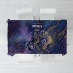 Onuris Tablecloth Cosmic Warrior Egyptian God Eye of Horus Spears Starry Night