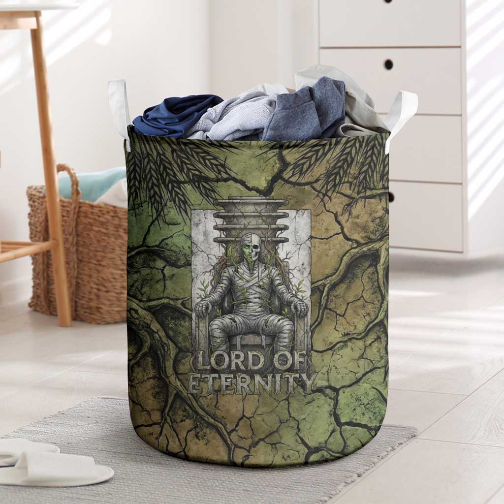 Osiris Laundry Basket Lord of Eternity Egyptian God Throne Mummy Staffs Ancient