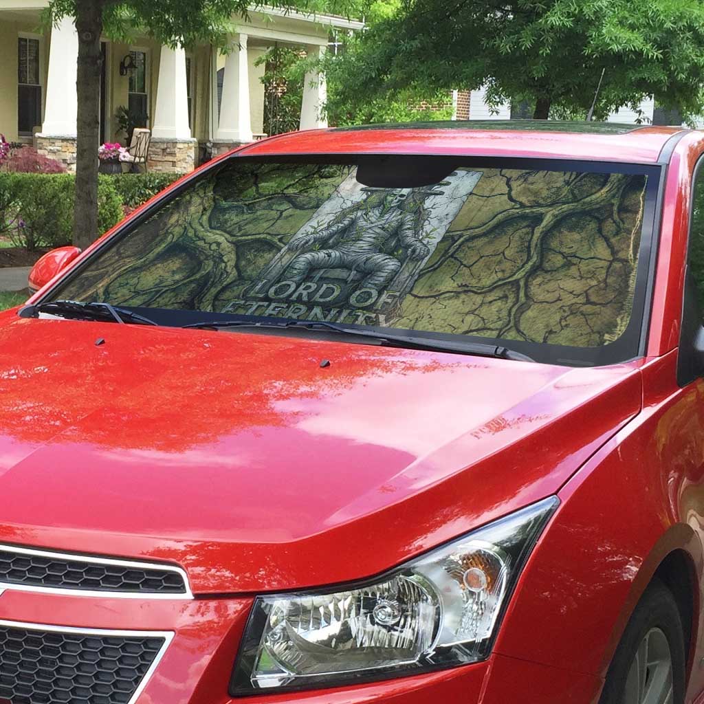 Osiris Auto Sun Shade Lord of Eternity Egyptian God Throne Mummy Staffs Ancient