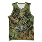 Osiris Basketball Jersey Lord of Eternity Egyptian God Throne Mummy Staffs Ancient