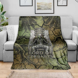 Osiris Blanket Lord of Eternity Egyptian God Throne Mummy Staffs Ancient