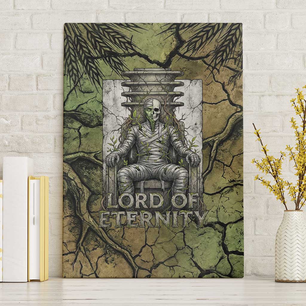 Osiris Canvas Wall Art Lord of Eternity Egyptian God Throne Mummy Staffs Ancient
