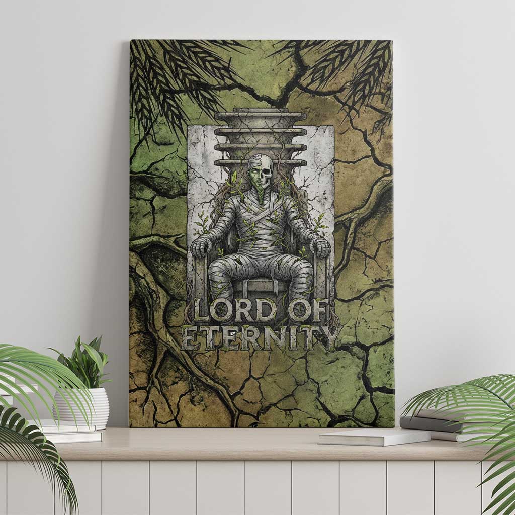 Osiris Canvas Wall Art Lord of Eternity Egyptian God Throne Mummy Staffs Ancient