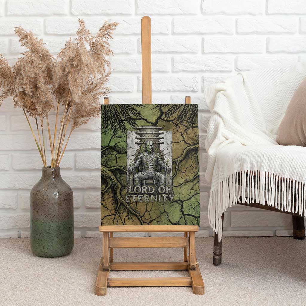 Osiris Canvas Wall Art Lord of Eternity Egyptian God Throne Mummy Staffs Ancient