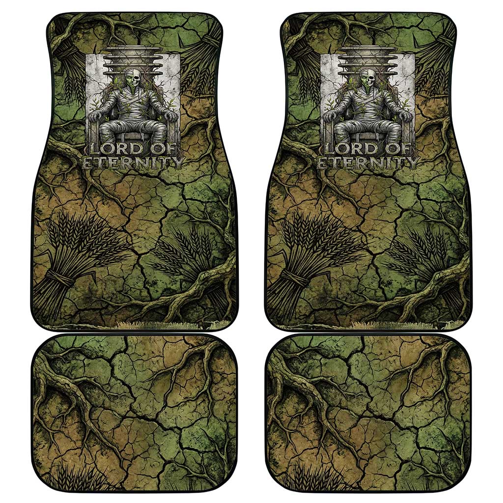 Osiris Car Mats Lord of Eternity Egyptian God Throne Mummy Staffs Ancient