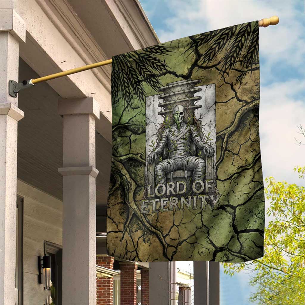 Osiris Garden Flag Lord of Eternity Egyptian God Throne Mummy Staffs Ancient