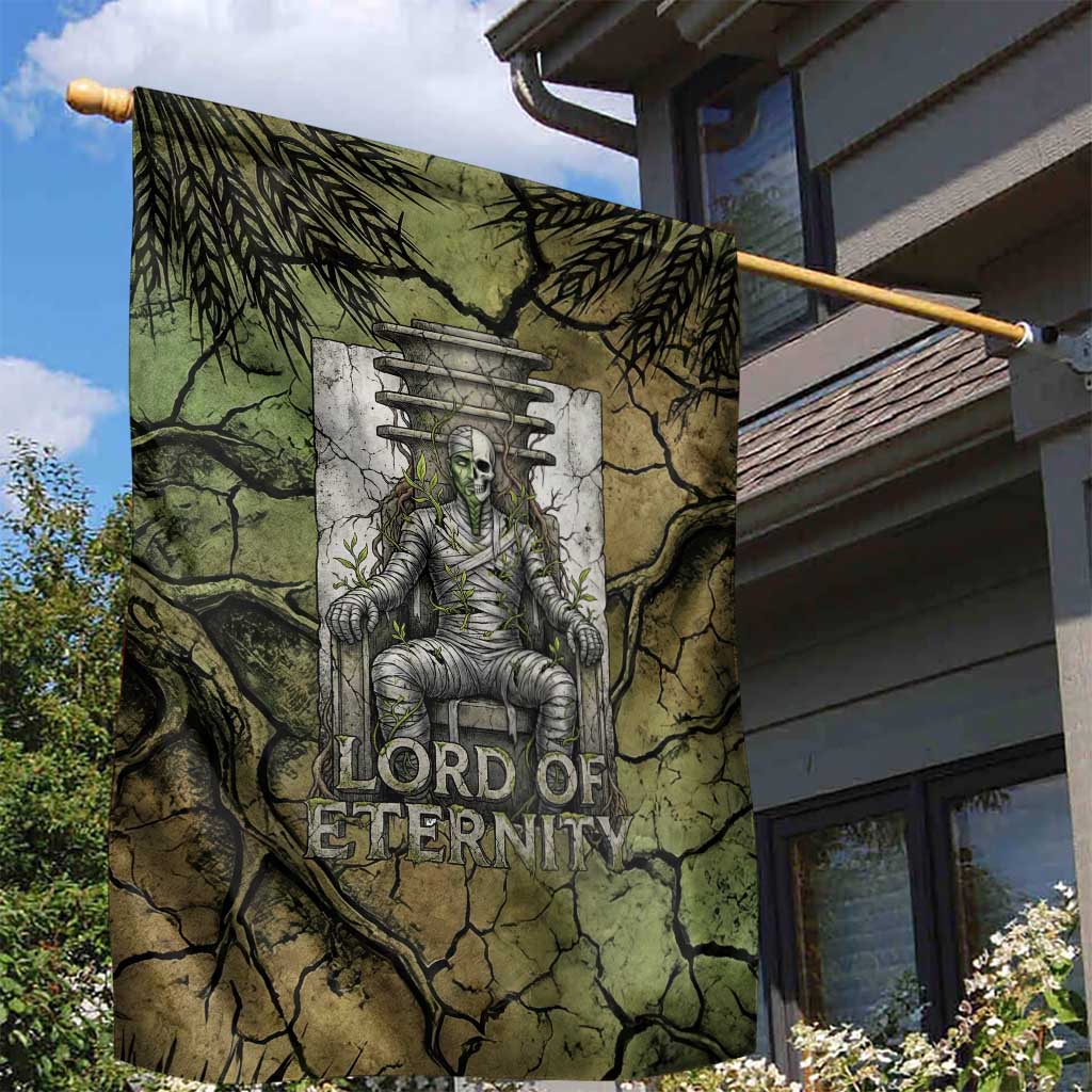 Osiris Garden Flag Lord of Eternity Egyptian God Throne Mummy Staffs Ancient