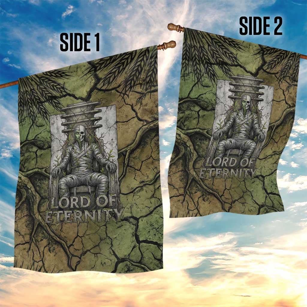 Osiris Garden Flag Lord of Eternity Egyptian God Throne Mummy Staffs Ancient
