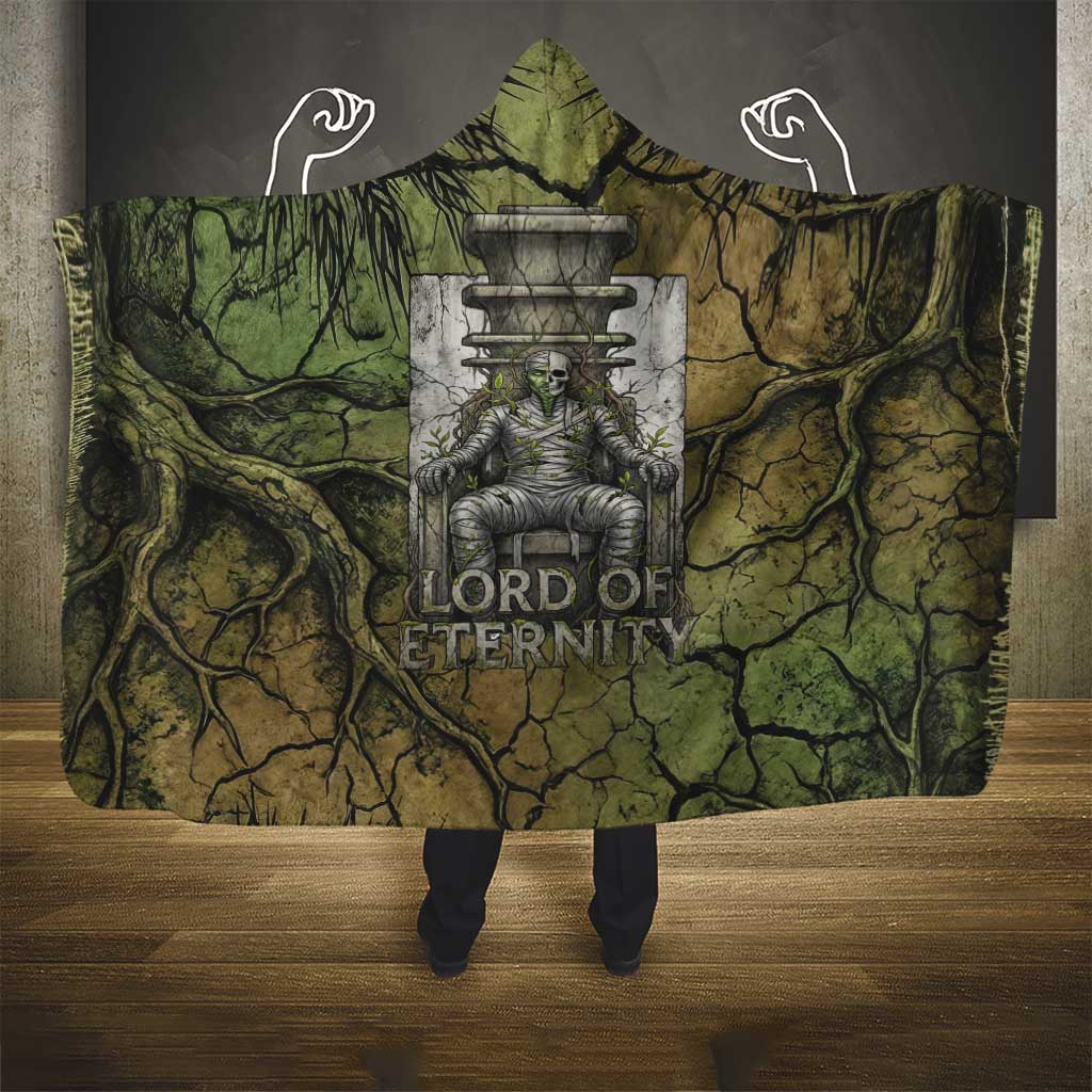 Osiris Hooded Blanket Lord of Eternity Egyptian God Throne Mummy Staffs Ancient