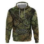 Osiris Hoodie Lord of Eternity Egyptian God Throne Mummy Staffs Ancient