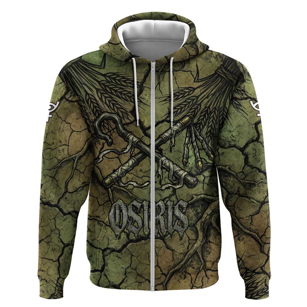 Osiris Hoodie Lord of Eternity Egyptian God Throne Mummy Staffs Ancient