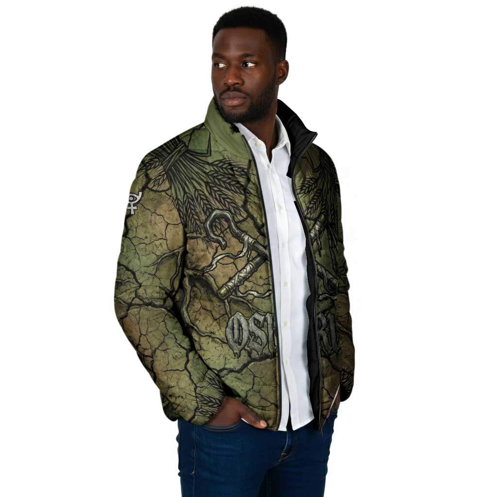 Osiris Padded Jacket Lord of Eternity Egyptian God Throne Mummy Staffs Ancient