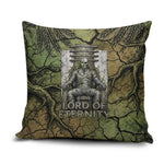 Osiris Pillow Cover Lord of Eternity Egyptian God Throne Mummy Staffs Ancient