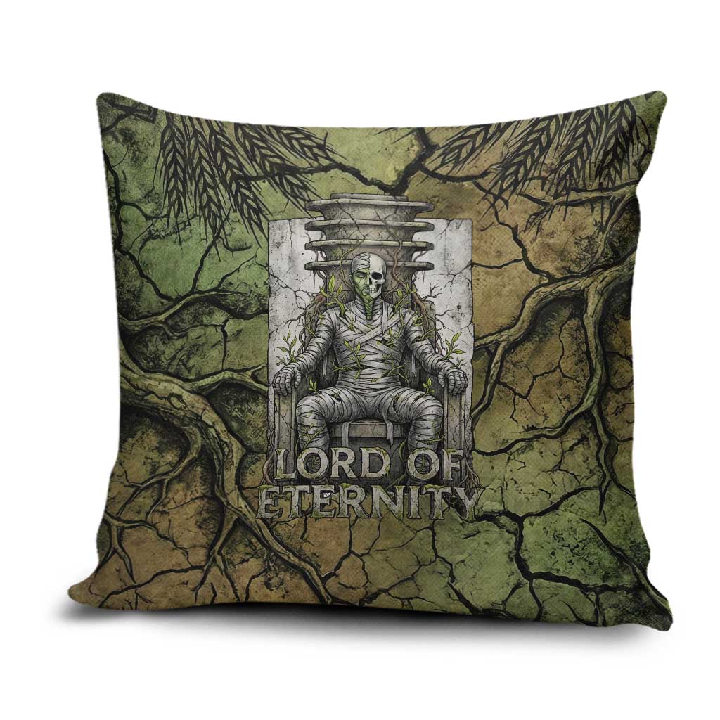 Osiris Pillow Cover Lord of Eternity Egyptian God Throne Mummy Staffs Ancient