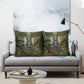 Osiris Pillow Cover Lord of Eternity Egyptian God Throne Mummy Staffs Ancient