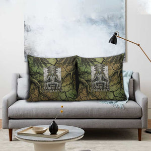 Osiris Pillow Cover Lord of Eternity Egyptian God Throne Mummy Staffs Ancient