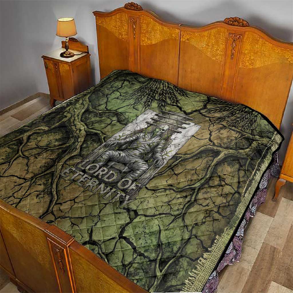 Osiris Quilt Lord of Eternity Egyptian God Throne Mummy Staffs Ancient
