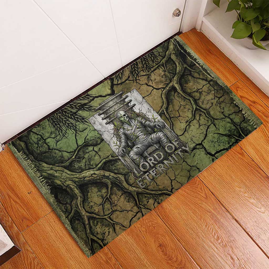 Osiris Rubber Doormat Lord of Eternity Egyptian God Throne Mummy Staffs Ancient