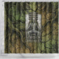 Osiris Shower Curtain Lord of Eternity Egyptian God Throne Mummy Staffs Ancient