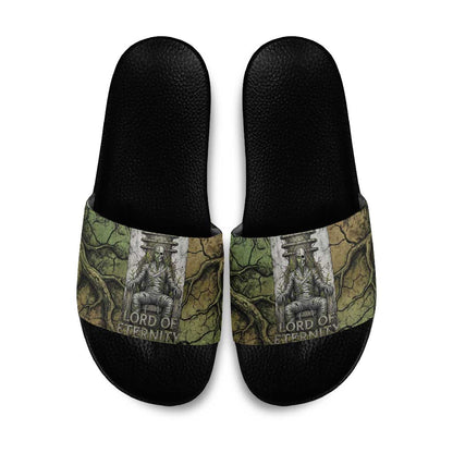 Osiris Slide Sandals Lord of Eternity Egyptian God Throne Mummy Staffs Ancient