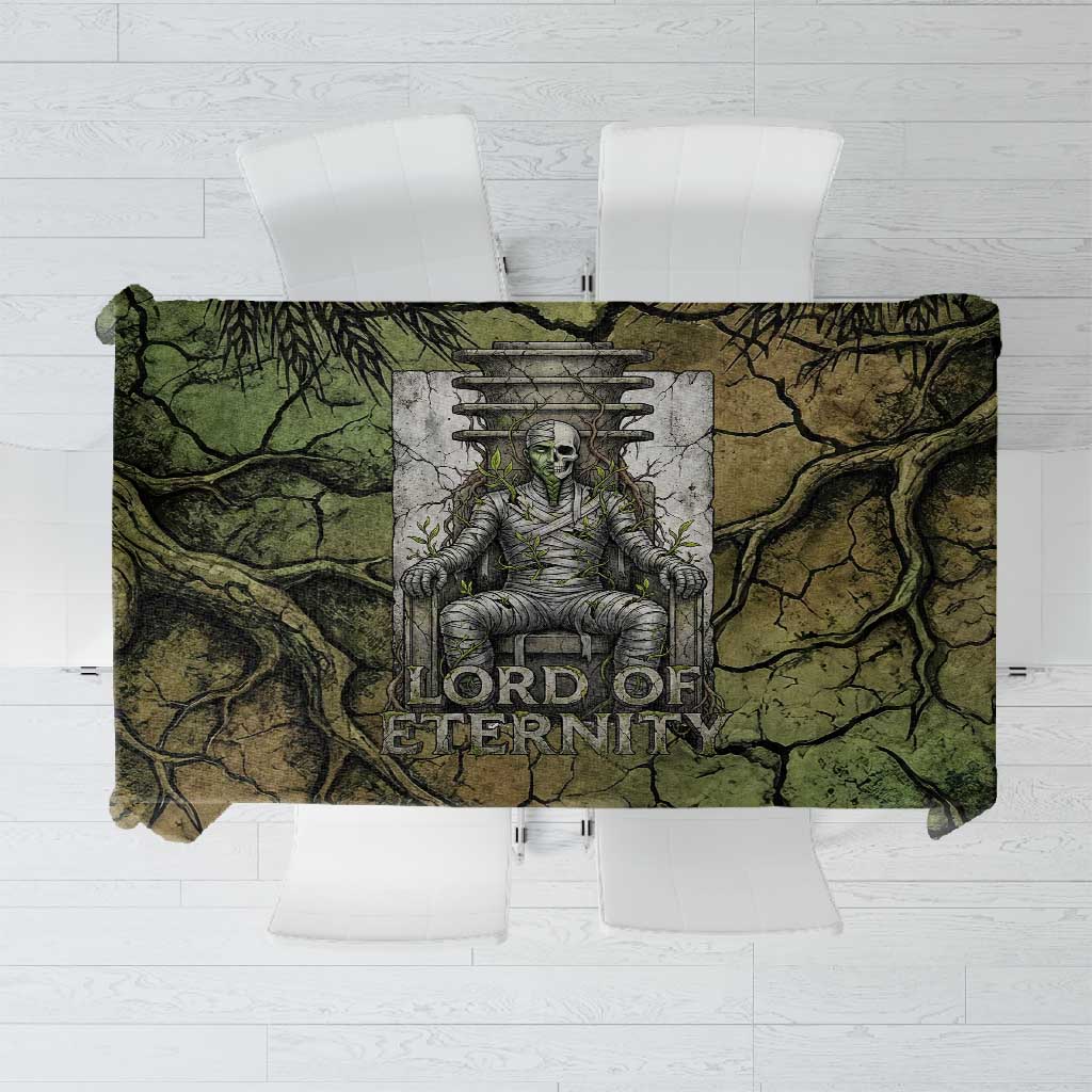 Osiris Tablecloth Lord of Eternity Egyptian God Throne Mummy Staffs Ancient