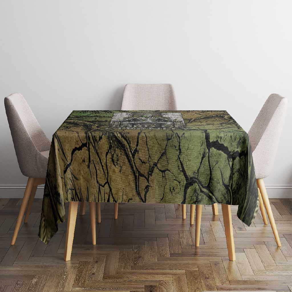Osiris Tablecloth Lord of Eternity Egyptian God Throne Mummy Staffs Ancient