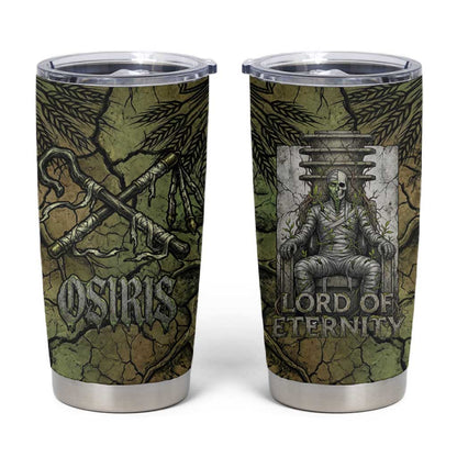 Osiris Tumbler Cup Lord of Eternity Egyptian God Throne Mummy Staffs Ancient