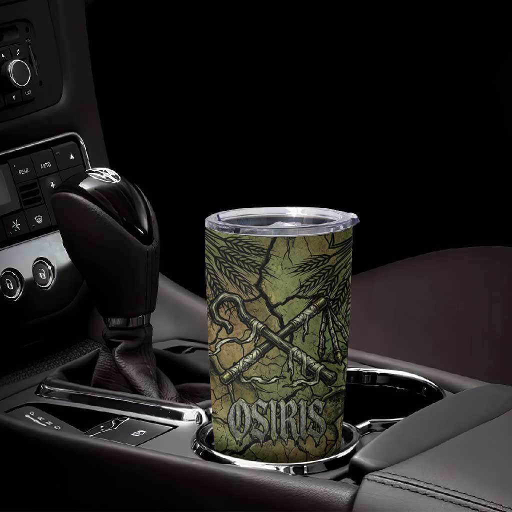 Osiris Tumbler Cup Lord of Eternity Egyptian God Throne Mummy Staffs Ancient