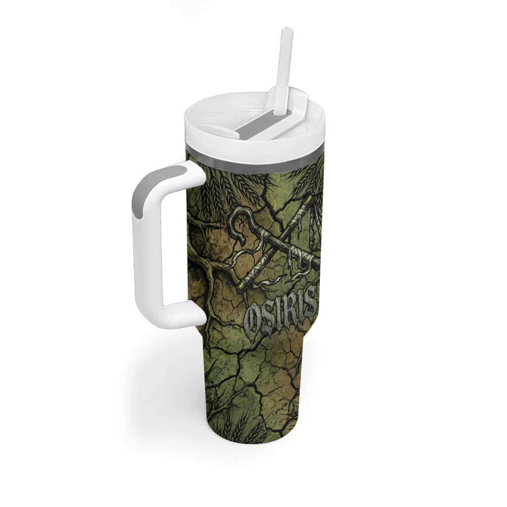 Osiris Tumbler With Handle Lord of Eternity Egyptian God Throne Mummy Staffs Ancient