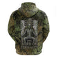 Osiris Zip Hoodie Lord of Eternity Egyptian God Throne Mummy Staffs Ancient