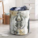 Osiris Egyptian Laundry Basket God of Afterlife Feather Scale Judgment Eye of Horus