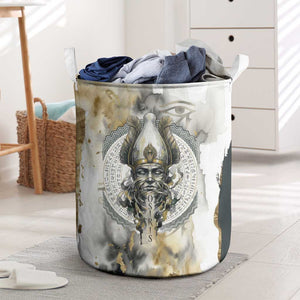 Osiris Egyptian Laundry Basket God of Afterlife Feather Scale Judgment Eye of Horus