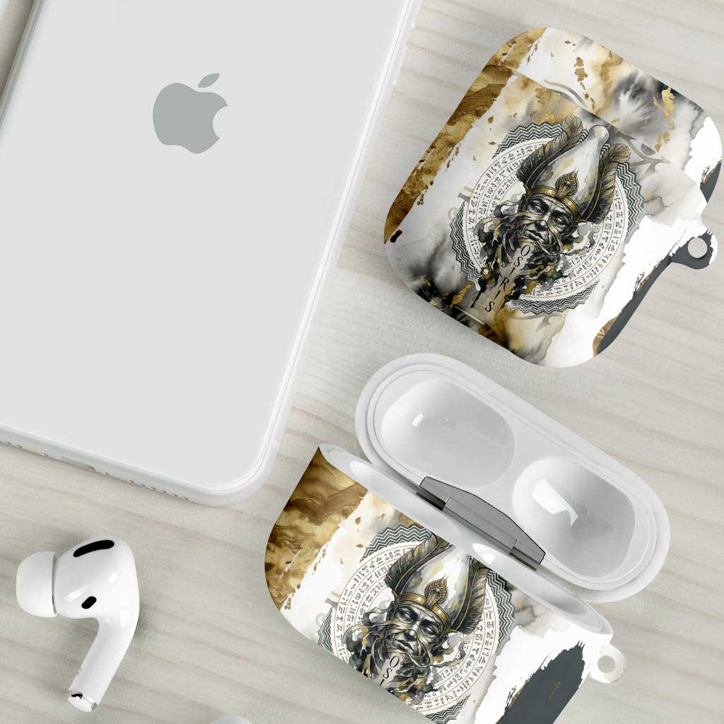 Osiris Egyptian AirPods Case God of Afterlife Feather Scale Judgment Eye of Horus