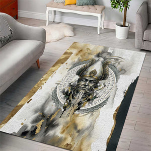 Osiris Egyptian Area Rug God of Afterlife Feather Scale Judgment Eye of Horus