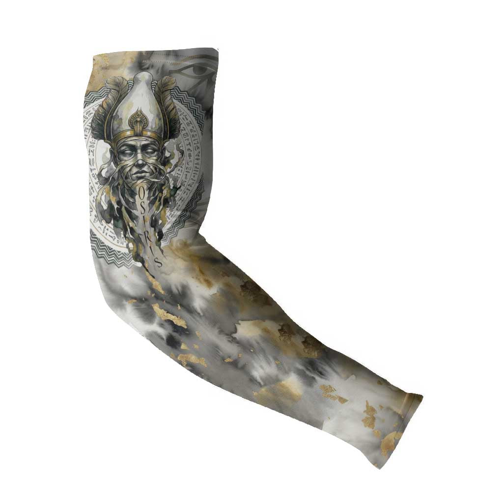 Osiris Egyptian Arm Sleeves God of Afterlife Feather Scale Judgment Eye of Horus