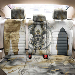 Osiris Egyptian Back Car Seat Cover God of Afterlife Feather Scale Judgment Eye of Horus