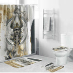 Osiris Egyptian Bathroom Set God of Afterlife Feather Scale Judgment Eye of Horus
