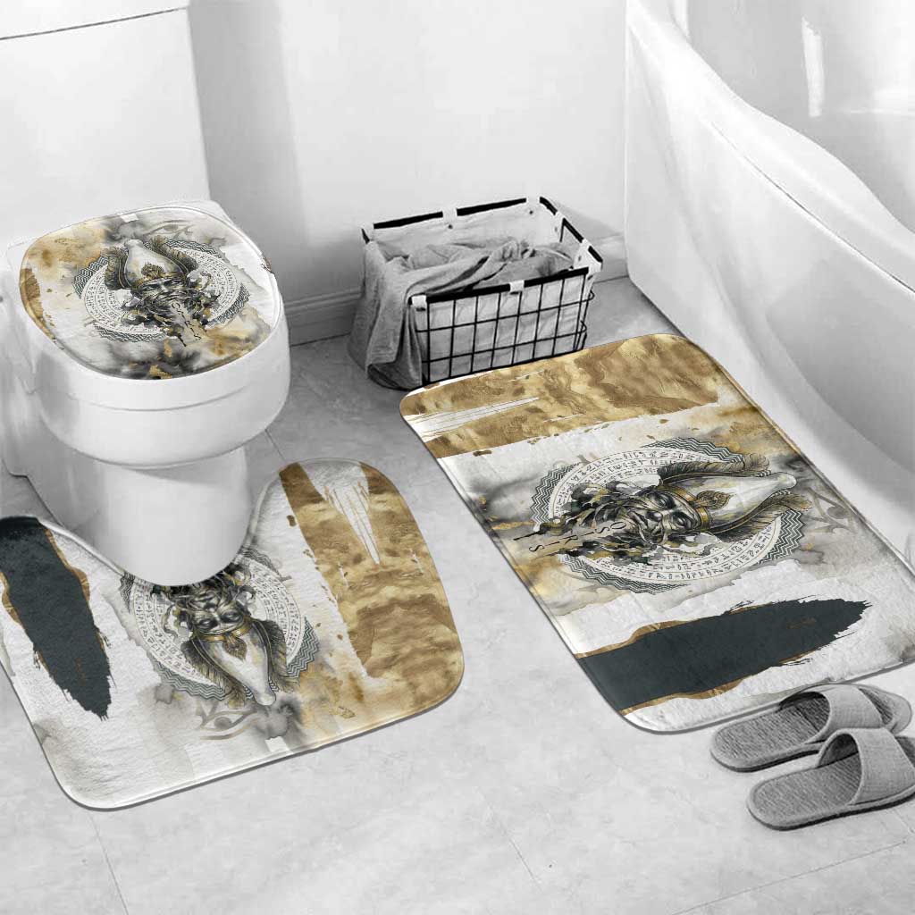 Osiris Egyptian Bathroom Set God of Afterlife Feather Scale Judgment Eye of Horus