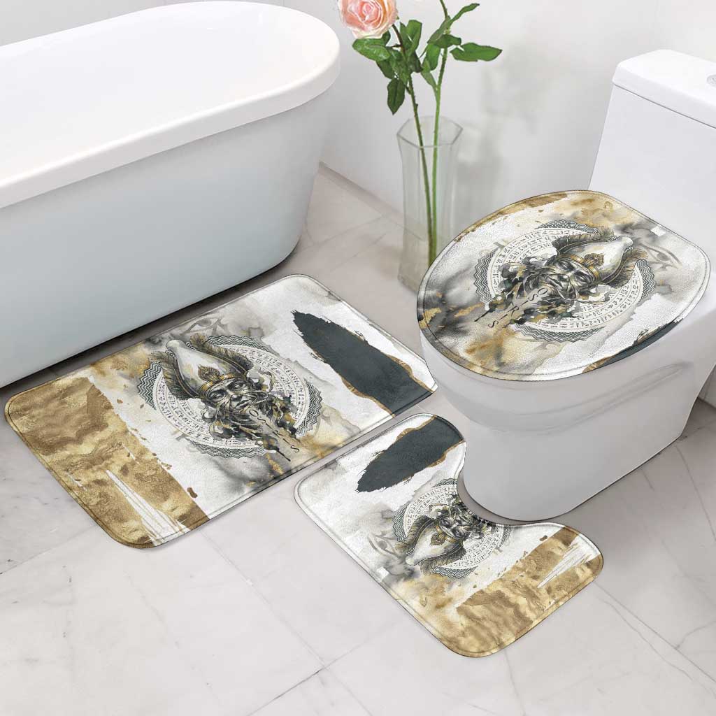 Osiris Egyptian Bathroom Set God of Afterlife Feather Scale Judgment Eye of Horus